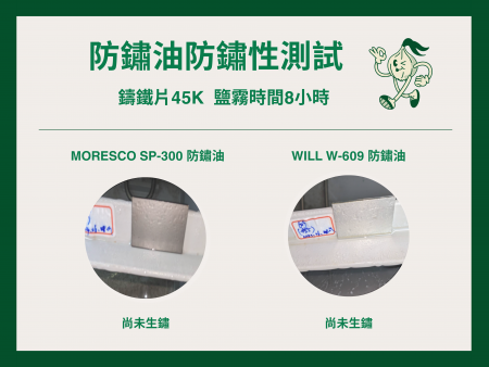 中短长期防锈测试